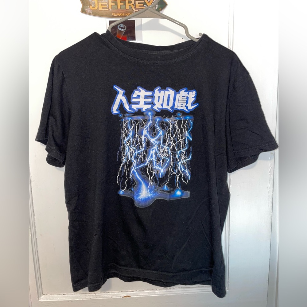 Black Lightning graphic tee
